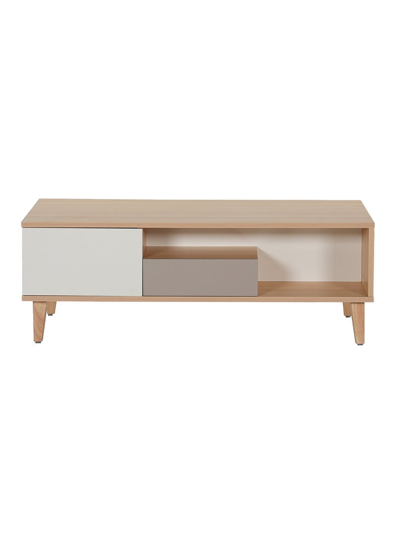 ROYALOAK Grace Coffee Table, MDF, Melamine Finish, Modern Design,Telescopic Channel, Ample Storage, Engineered Wood, Multifunctional Coffee Table, Coffee Table for Living Room - Image 3