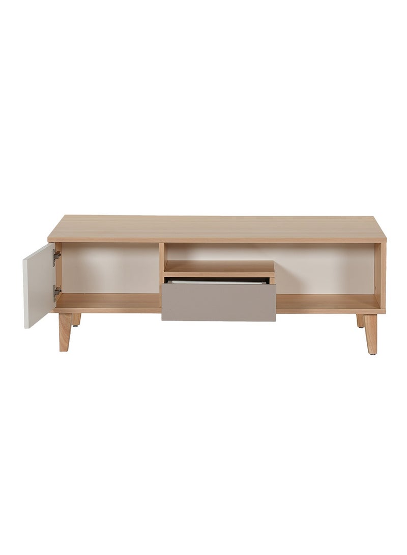 ROYALOAK Grace Coffee Table, MDF, Melamine Finish, Modern Design,Telescopic Channel, Ample Storage, Engineered Wood, Multifunctional Coffee Table, Coffee Table for Living Room - Image 4