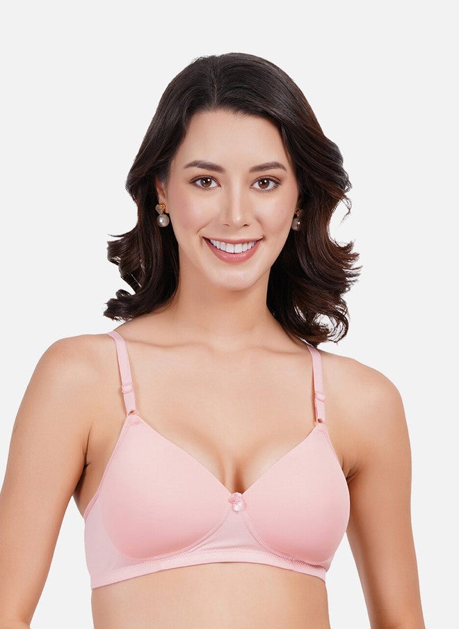 FIMS Pack Of 3 Full Coverage Lightly Padded Everyday Bras With All Day Comfort - Image 3