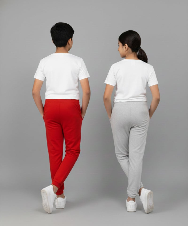 kyda kids سروال رياضي للأطفال KYDA KIDS® غير محدد الجنس 100% قطن مقاس عادي (عبوة من 2) - Image 3