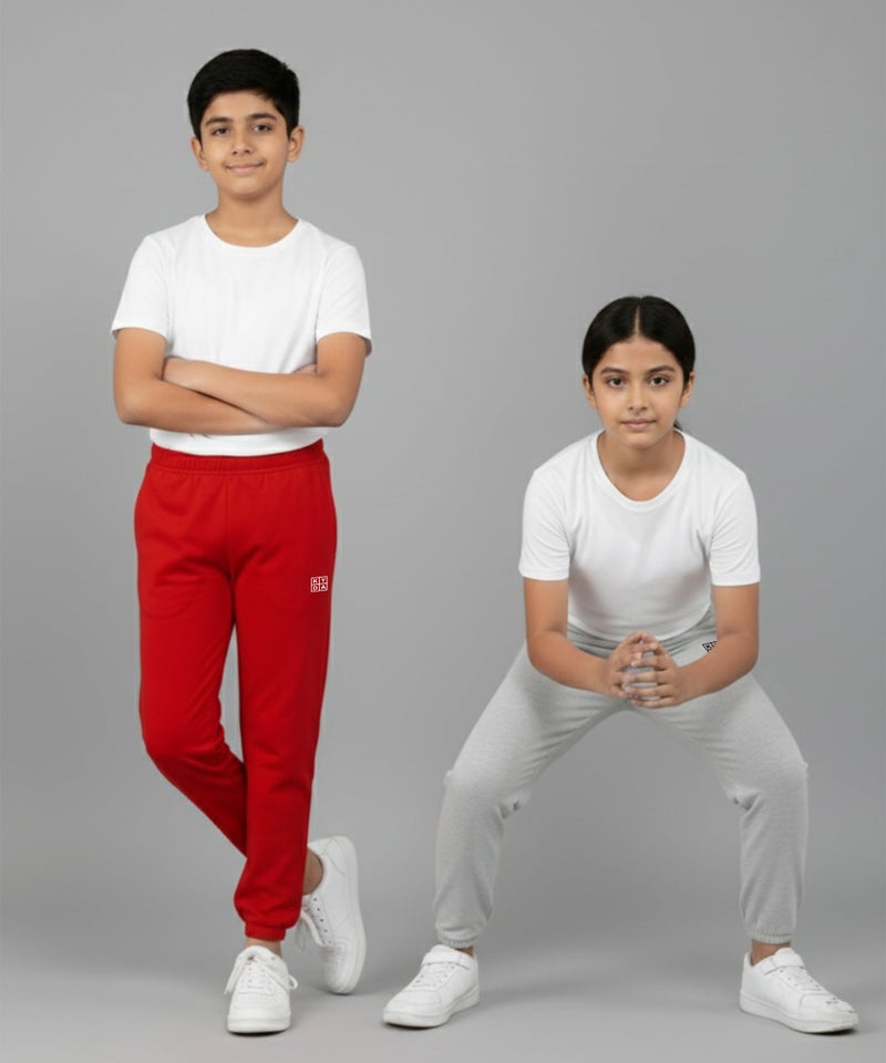 kyda kids سروال رياضي للأطفال KYDA KIDS® غير محدد الجنس 100% قطن مقاس عادي (عبوة من 2) - Image 5