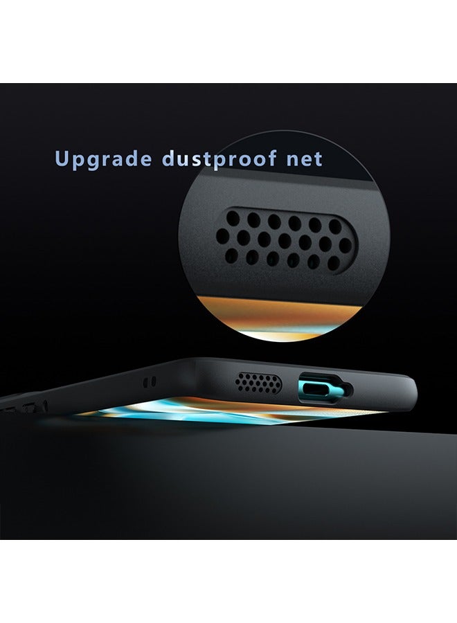 Case for Motorola Edge 60 Fusion 5G, Frosted Translucent Back Protective Slim Phone Cover, Anti-Fingerprints, Anti-Fall Drop Protection, Shockproof Case for Motorola Edge 60 Fusion 5G (Black) - Image 4