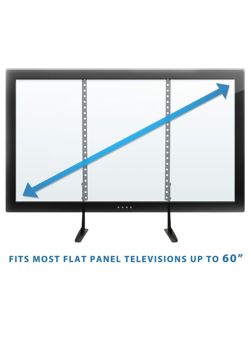 ELTRAZONE قاعدة استبدال حامل التلفاز العالمي، قاعدة عمودية تناسب تلفزيونات LCD و LED و بلازما من 32 إلى 60 بوصة، سعة 110 رطل، VESA 800 x 400mm - Image 5