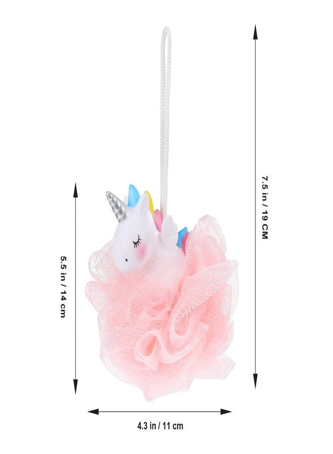 Balacoo Shower Loofah: 2 Pcs Unicorn Loofahs Animal Loofah Kids Loofah Bath Sponge Exfoliating Scrubber Bathing Ball for Girls Boys - Image 5