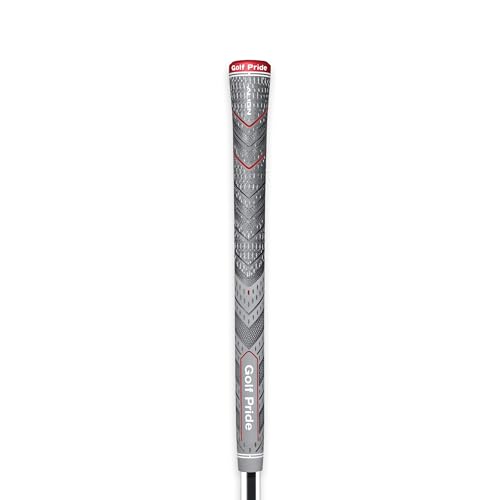 Golf Pride MCC Plus4 ALIGN Golf Club Grip - All-Weather Hybrid Grip with Raised Ridge Technology & Larger Lower Hand - Brushed Cotton Cord & Pebbled Texture - Midsize - 1 Pack - Image 1