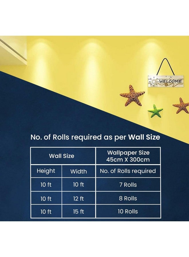 التعارف ورق حائط ذاتي اللصق بلمسة نهائية مطفأة اللمعة وملصقات فينيل مقاومة للماء ورق حائط من البولي فينيل كلوريد (45 سم × 304 سم) - Image 5