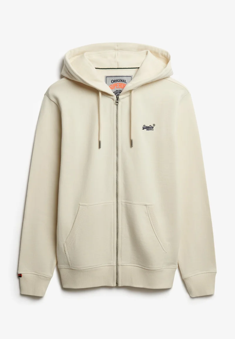 Superdry  Essential Logo Half Brushed Zip Hoodie for Men | Best Price UAE
