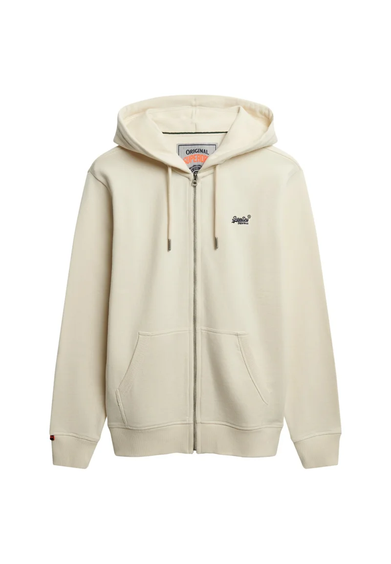Superdry  Essential Logo Half Brushed Zip Hoodie for Men | Best Price UAE