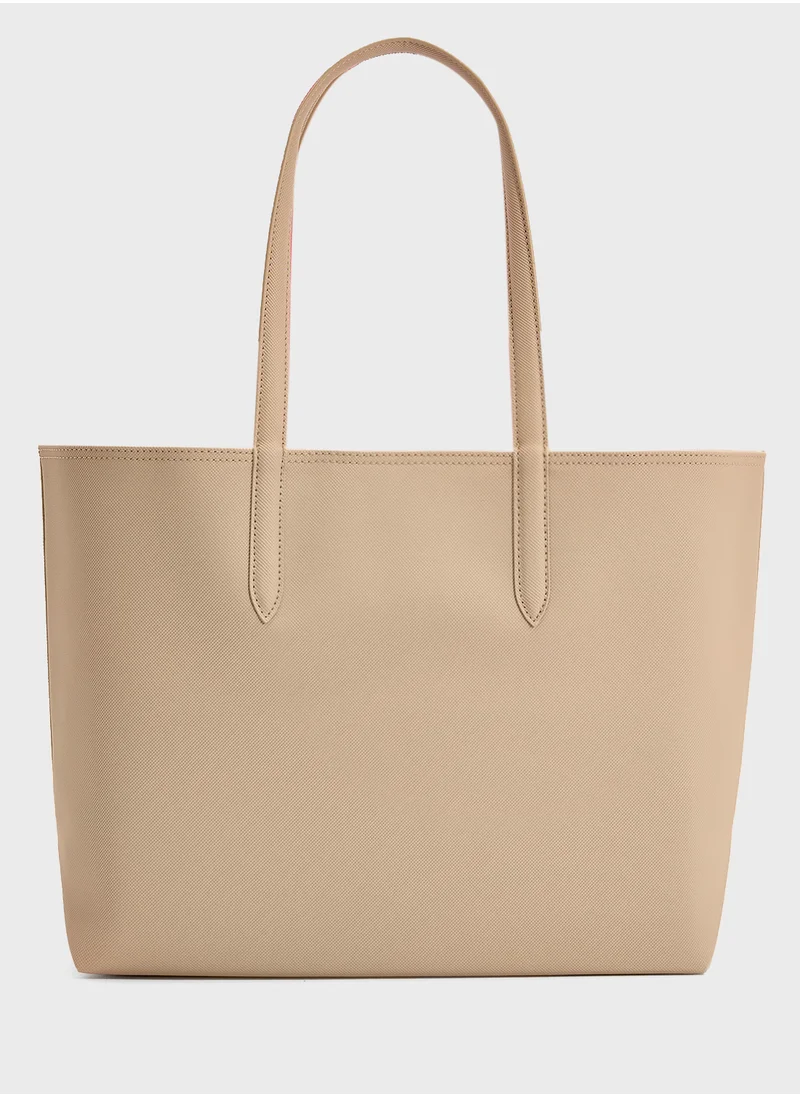 LACOSTE Essentials Top Handle Zip Over Tote