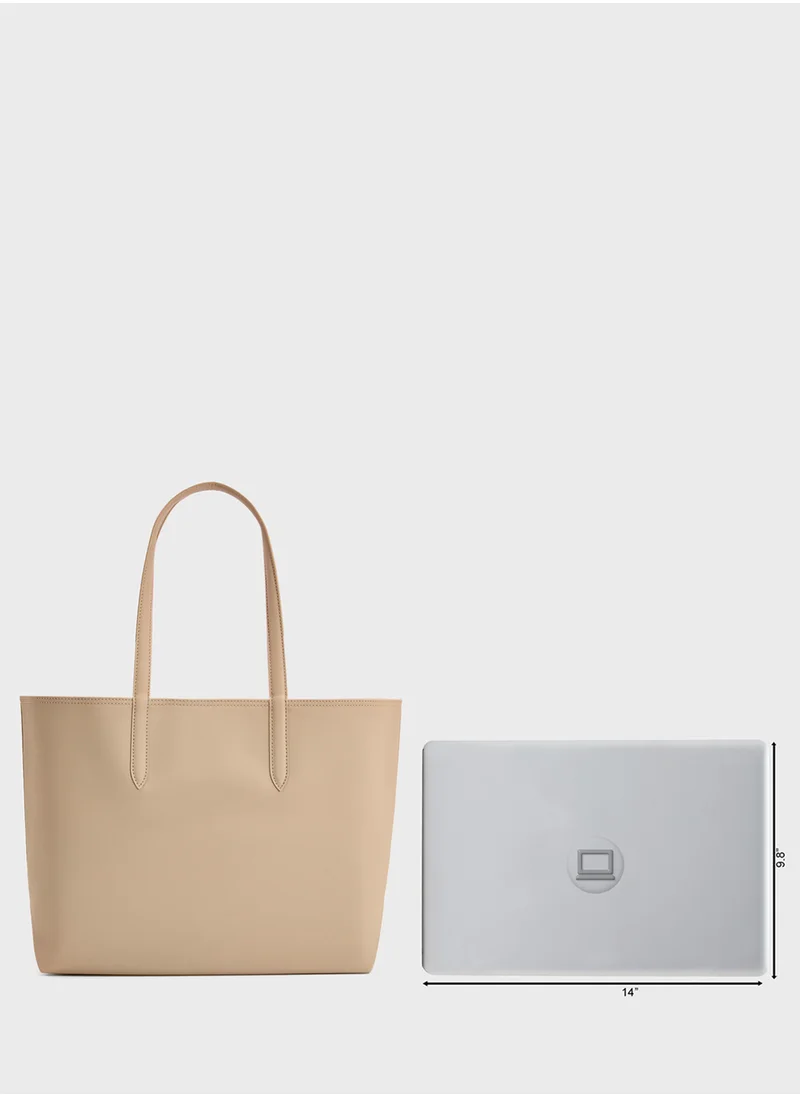 LACOSTE Essentials Top Handle Zip Over Tote
