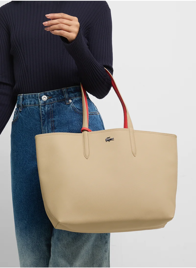 LACOSTE Essentials Top Handle Zip Over Tote