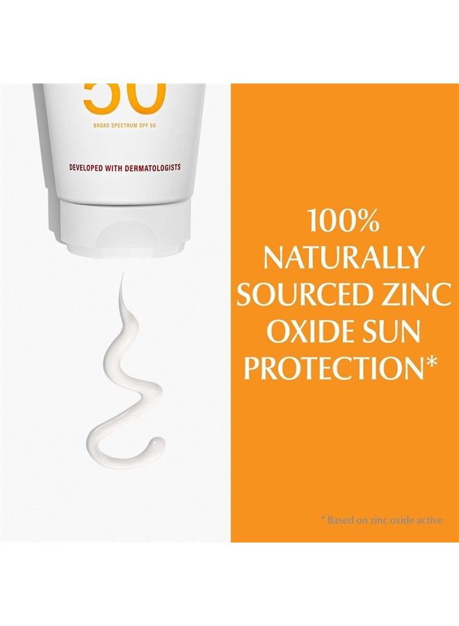 Eucerin Sun Sensitive Mineral Baby Sunscreen SPF 50, Sunscreen Lotion With Zinc Oxide Protection, 4 Fl Oz Tube  - Image 4