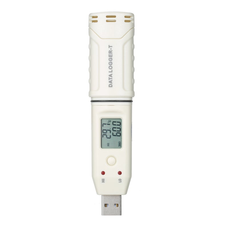 USB Temperature Data Logger LCD Digital Temperature Data Recorder 61440 Memory Reusable Recorder Datalogger with PC Computer Software for Warehouse Cold Chain Drugstore - Image 2