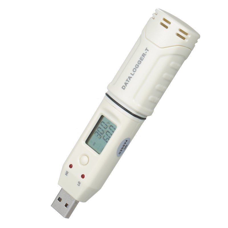 USB Temperature Data Logger LCD Digital Temperature Data Recorder 61440 Memory Reusable Recorder Datalogger with PC Computer Software for Warehouse Cold Chain Drugstore - Image 3