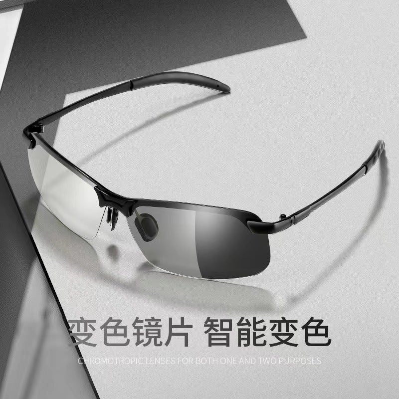 New 3043 Men'S Polarized Color-Changing Sunglasses For Driving And Fishing Outdoor Color-Changing Sunglasses Day And Night Sunglasses - Image 5