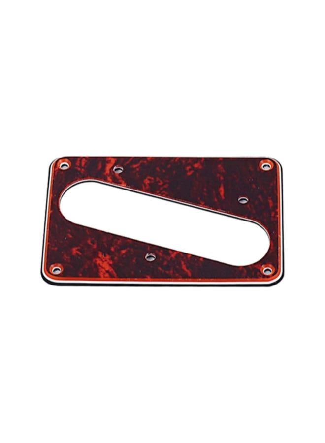 klarako Metal Guitar Pickup Cover Flat Metal Humbucker Pickup Mounting Ring Guitar Bass Bridge Plate Cover for Telecaster Electric Guitar Replacement Parts (Dark Red) - Image 1