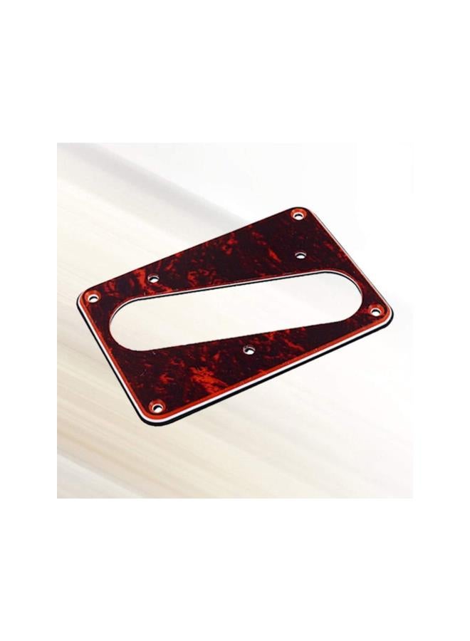 klarako Metal Guitar Pickup Cover Flat Metal Humbucker Pickup Mounting Ring Guitar Bass Bridge Plate Cover for Telecaster Electric Guitar Replacement Parts (Dark Red) - Image 5