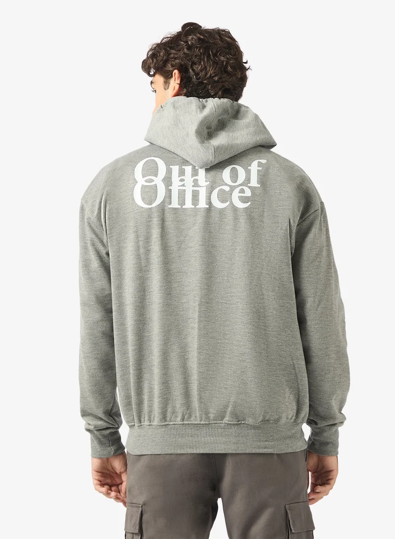 Seventy Five Graphic Print Hoodie