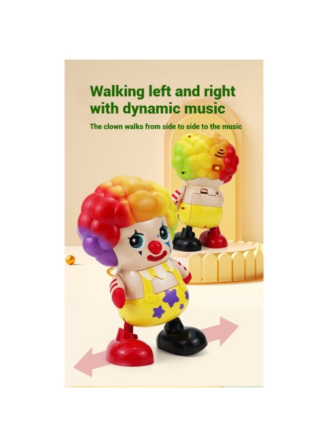 LIXADA Electric Dancing Musical Clown Toy for Toddlers Kids - Interactive Clown with Flashing Lights & Fun Sounds, Non-Toxic Durable Early Education Toy, Perfect Birthday Holiday Gift(Battery not included) - Image 4
