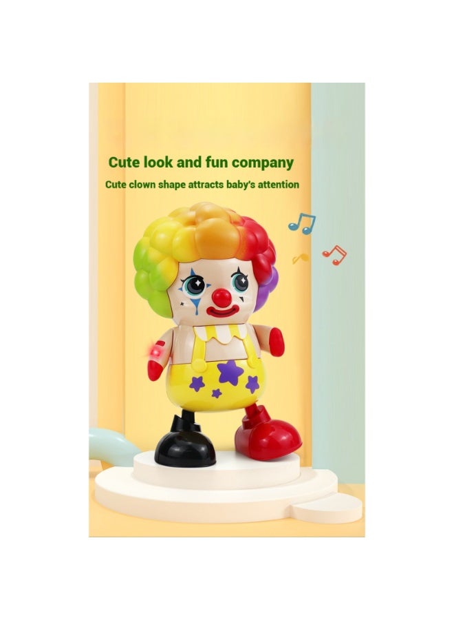 LIXADA Electric Dancing Musical Clown Toy for Toddlers Kids - Interactive Clown with Flashing Lights & Fun Sounds, Non-Toxic Durable Early Education Toy, Perfect Birthday Holiday Gift(Battery not included) - Image 5