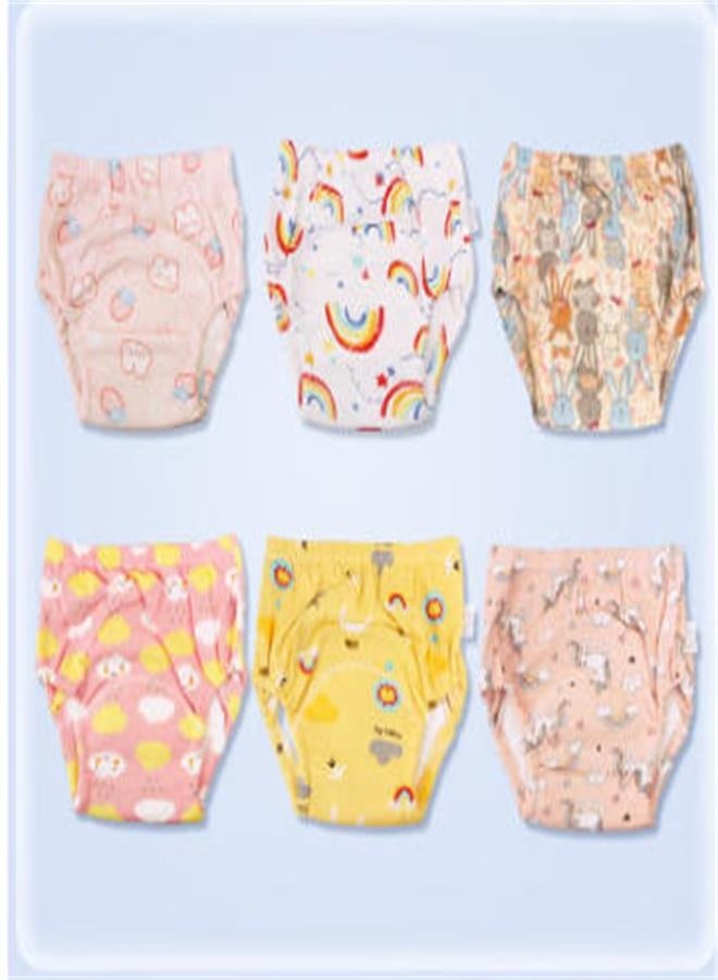 6PCS Baby Potty Training Pants, Breathable Potty Training Underwear, Toddler Learning Training Pants for Girls & Boys - Image 2