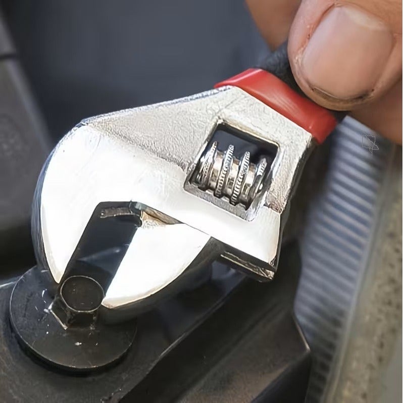 T&Y Professional Adjustable Wrench 6' Inch Cr-V Forged Industrial Grade Hand Tools Wrench Set With Anti-Slip Grip - Image 3
