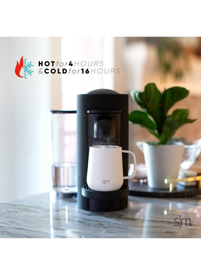 Simple Modern Simple Modern Travel Coffee Mug with Lid and Handle | Reusable Insulated Stainless Steel Coffee Tumbler Tea Cup | Gifts for Women Men Him Her | Voyager Collection | 12oz | Almond Birch - Image 3