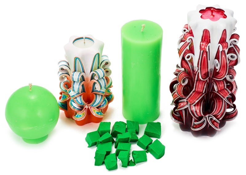 Candle Shop صبغة شمعة ليمون ساطع 2 أونصة لصنع الشموع من الصويا – كتل صبغة ملونة مميزة لمتجر الشموع للصويا، شمع النحل، البارافين - صبغات شمع الشموع - Image 3