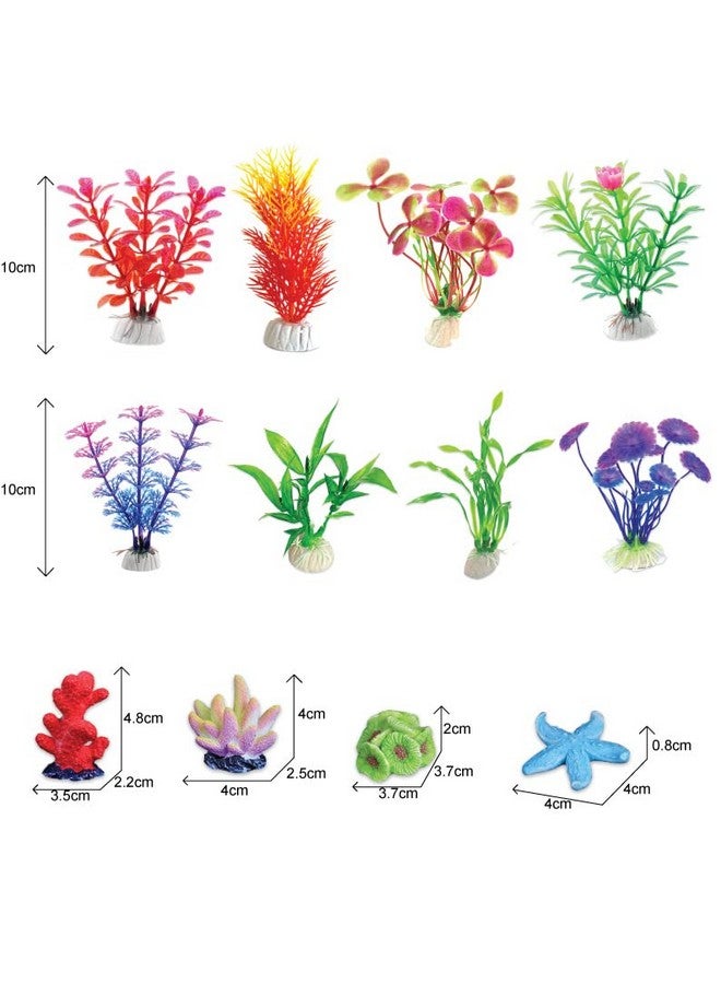 OrgMemory Artificial Aquarium Plants, 12pcs, Aquatic Plants, Aquarium Simulation Plants, Seaweed Water Plants, Fish Tank Lifelike Decorations, Plastic Aquariums Plants for Household and Office - Image 3