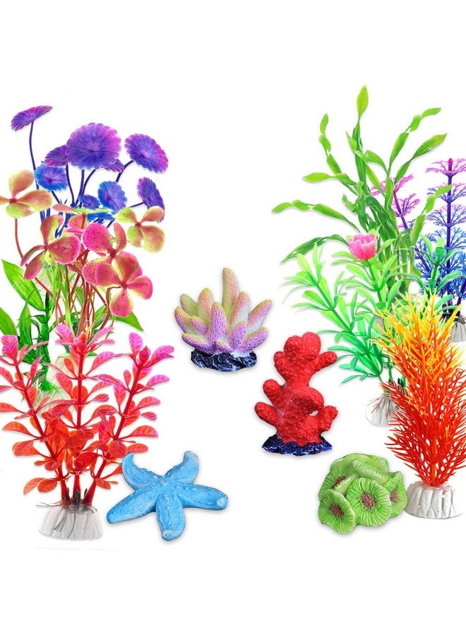 OrgMemory Artificial Aquarium Plants, 12pcs, Aquatic Plants, Aquarium Simulation Plants, Seaweed Water Plants, Fish Tank Lifelike Decorations, Plastic Aquariums Plants for Household and Office - Image 2
