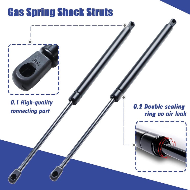 Hurotoms 20" 200Lbs/889N Lift Support Struts Gas Spring Shocks for Heavy Duty Applications - Image 4