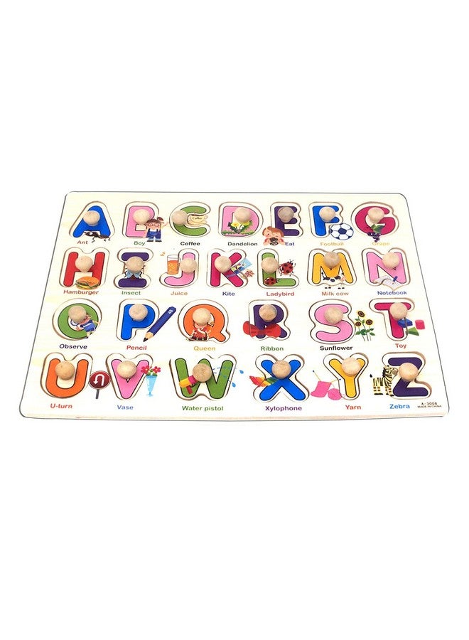 بارتيت صينية لوح خشبي لتعليم الأطفال من بارتيت مع حروف أبجدية (خشبية_(ABC)) - Image 2