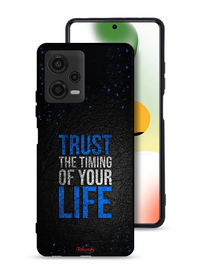 Tolwak Xiaomi Poco X5 Protective Case Cover Trust The Timing Of Your Life  - Image 1