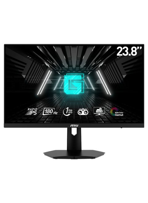 23.8" Inch E2 eSports Gaming Monitor, FHD Rapid IPS Display, 180Hz Refresh Rate, 1ms (GtG) Response Time, Adaptive Sync Technology, 16.7m Display Colors, Anti-Flicker Technology - G244F | Black