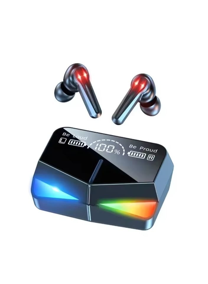 Touchscreen Bluetooth Earbuds with Display and Charging Case - Image 2