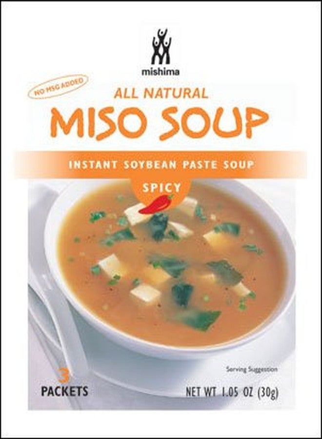 Mishima Instant Soup Mix, Spicy Miso, 1.05-Ounce Packets (Pack of 12) - Image 1