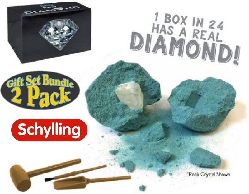 Schylling Chip Away Science Digs Gold & Diamond Gift Set Bundle - 2 Pack - Image 3