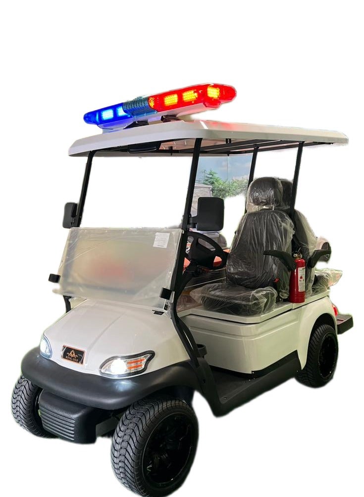 اكسكار عربة إسعاف كهربائية ROYAL GOLF A1M2 – مقعدين، محرك 48V 5kW، بطارية ليثيوم 105Ah – موديل 2025 - Image 1