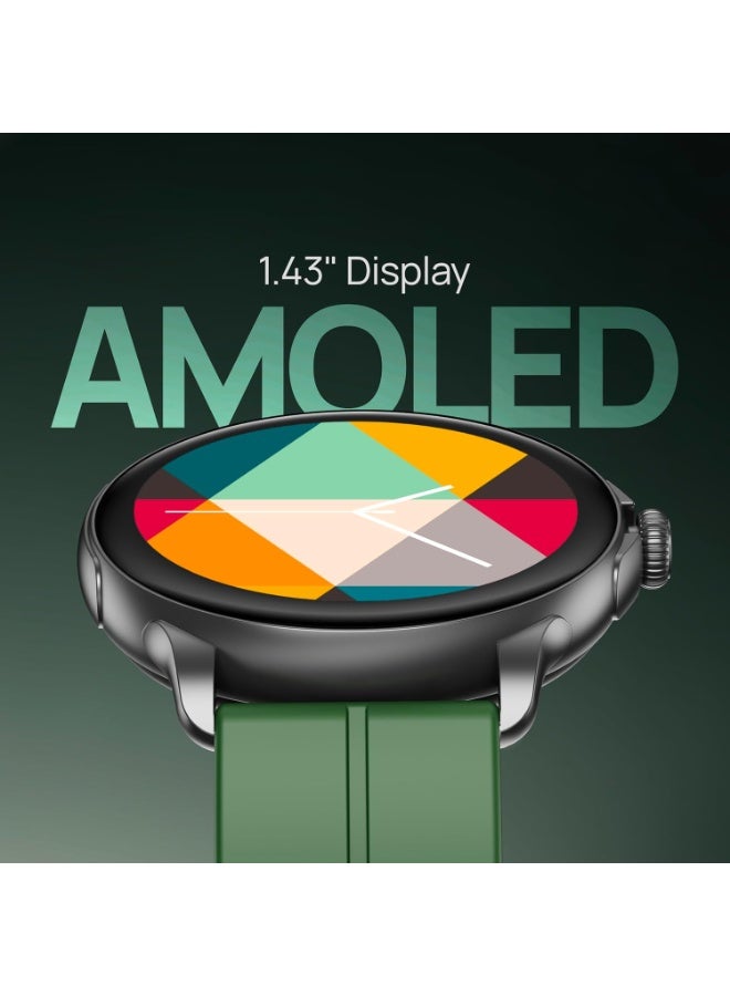 HMD WATCH X1 Smartwatch, 1.43" AMOLED Display, 5 Day Battery, 700+ Sports Mode via HMD Watch App, IP68 Dust Water Resistant, Health Monitor, Sleep Score, Fitness Tracker, iOS Android Gray - Image 4
