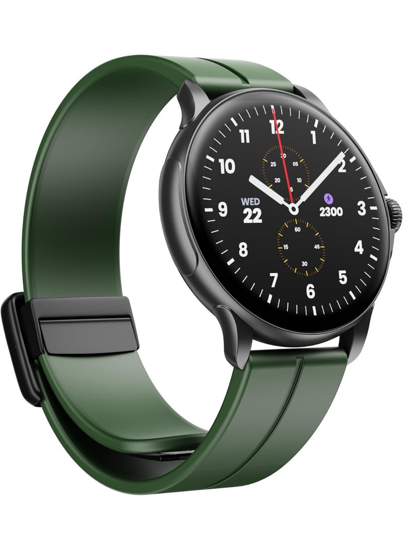 HMD WATCH X1 Smartwatch, 1.43" AMOLED Display, 5 Day Battery, 700+ Sports Mode via HMD Watch App, IP68 Dust Water Resistant, Health Monitor, Sleep Score, Fitness Tracker, iOS Android Gray - Image 1