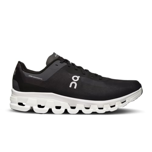 ON Cloudflow 4 Men's Road Running Shoes Sneakers (Black/White, US Footwear Size System, Adult, Men, Numeric, Medium, 10) - Image 2