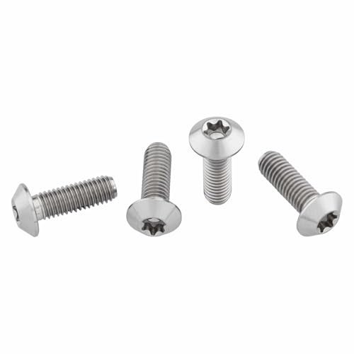 Wolf Tooth Titanium Water Bottle Cage Bolts - Standard Head/Raw / 4 Pack - Image 3