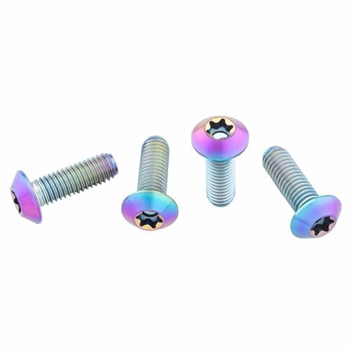 Wolf Tooth Titanium Water Bottle Cage Bolts - Standard Head/Raw / 4 Pack - Image 2