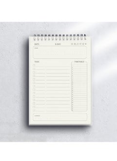 To Do List Notepad, Planner 2023-2024 Academic Year, Daily Planner Notepad Undated 80 Sheets Tear Off, 8" x 5.6" Planning Notebook for Women and Men