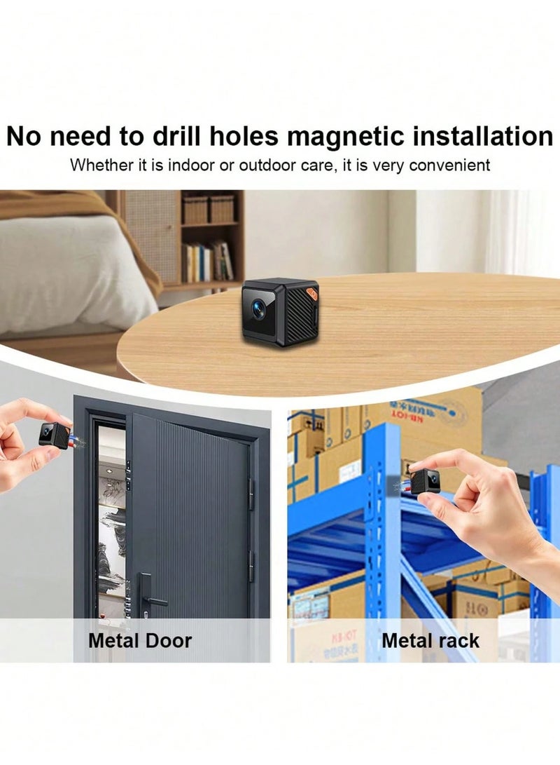 1080P WiFi Hidden Camera, Wireless Indoor Home Office Security Camera, Nanny Cam, Mini Pet Camera With Long-Lasting Battery, Video Monitoring With Motion Detection App Control - Image 4