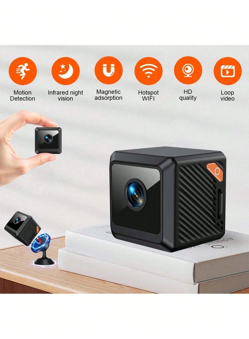 1080P WiFi Hidden Camera, Wireless Indoor Home Office Security Camera, Nanny Cam, Mini Pet Camera With Long-Lasting Battery, Video Monitoring With Motion Detection App Control - Image 2