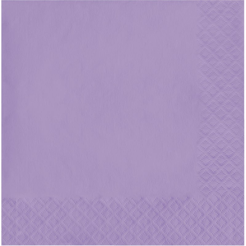 Creative Converting Touch of Color 2Ply 50 Count Paper Lunch Napkins Luscious Lavender One Size