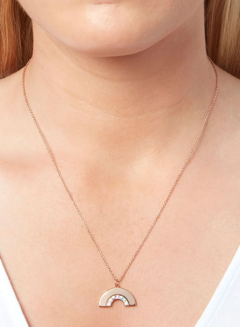 OLIVIA BURTON Brass Long Necklace