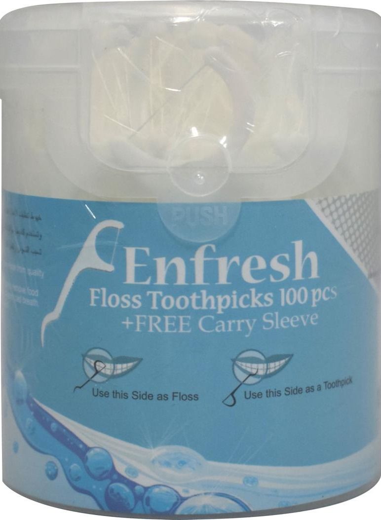 Enfresh 100-Piece Floss Toothpicks White  - Image 2