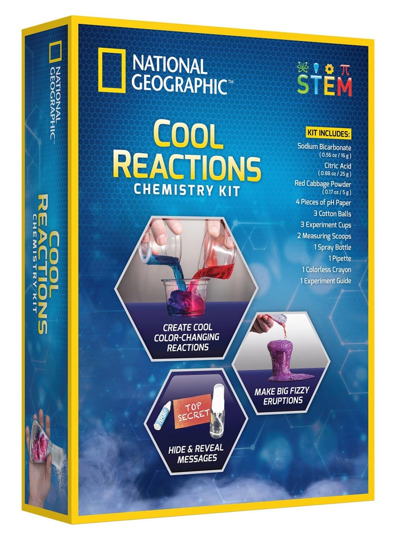 NATIONAL GEOGRAPHIC Cool Reactions Chemestry Kit - Image 3